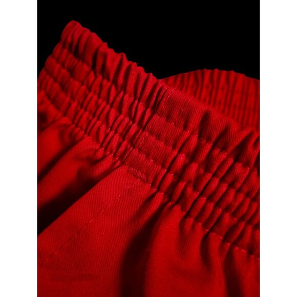 Alfred Dunner Red Bicycle Embroidered Elastic Waist Pants Size 14 Cotton/Polyest - Picture 5 of 6